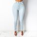 Women's Clothing High Waist Slim Pencil Pants_ecoleips.com