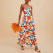 Women's Clothing Suspender Skirt Long Flower Dress Summer Long Skirt_ecoleips.com