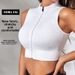 Cross Border Seamless Zippered Sports Bra Vest Backless Fitness Running Yoga Top Outerwear for Women_ecoleips.com