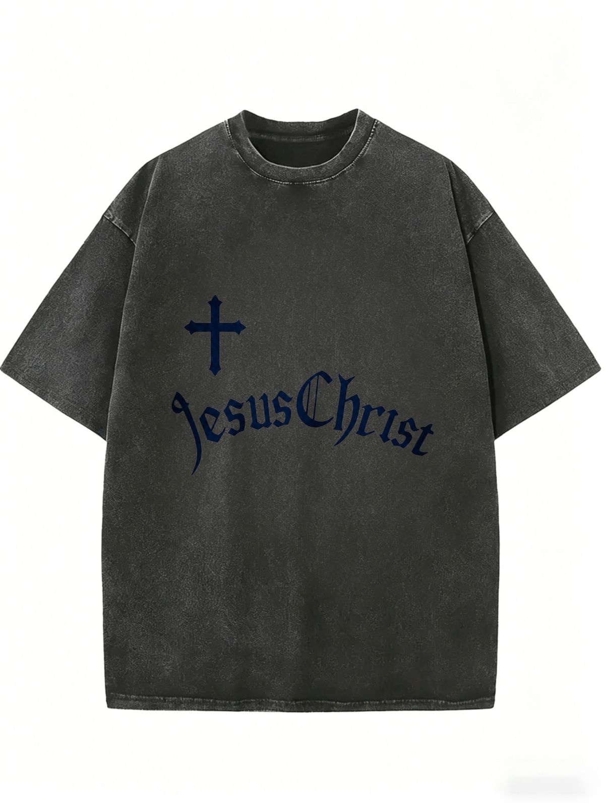Women’s Oversized Streetwear T-Shirt, Vintage Washed Casual Tee With Relaxed Comfortable Fit_ecoleips.com