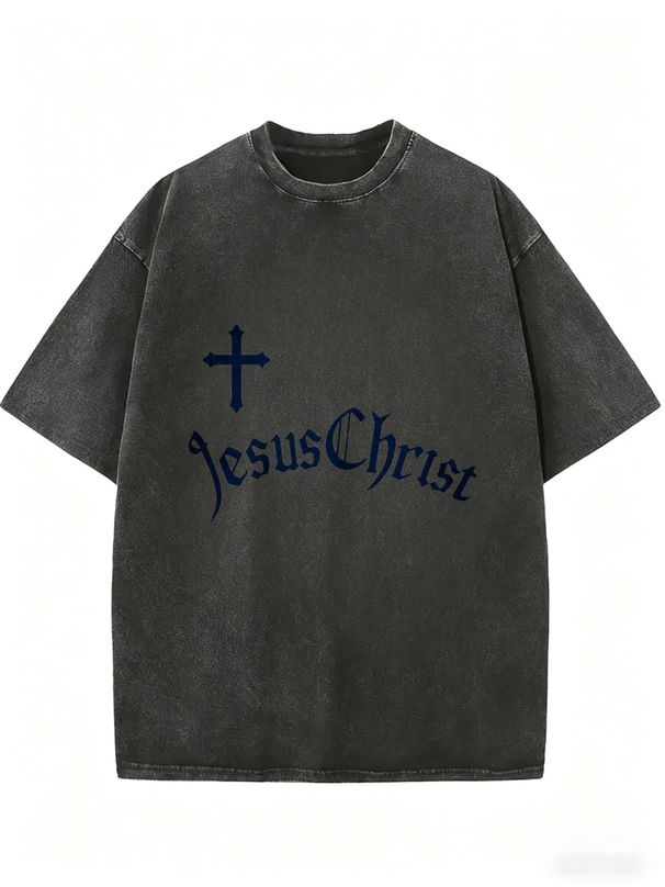 Women’s Oversized Streetwear T-Shirt, Vintage Washed Casual Tee With Relaxed Comfortable Fit_ecoleips.com