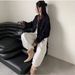Retro Plaid Patchwork Denim For Women 2026 Spring And Autumn New Loose Casual Versatile Petite Jacket Top_ecoleips.com