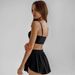 European And American Summer New Knitted Comfortable Breathable Camisole Shorts Thin Pajama Set Cross-Border_ecoleips.com