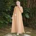 Women's Clothing Muslim Middle Eastern Arabian Long Sleeved Abaya Temperament Dress_ecoleips.com