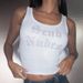 European And American Style Women's Clothing 2026 Summer Fashion Casual Letter Rhinestone U-neck Sexy Sleeveless Short_ecoleips.com