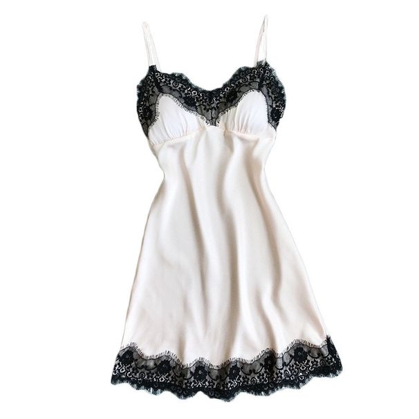 Aria Basics Aria Basics European American Style Women's Home Wear Pajamas, Seductive And Sexy Lace Camisole Nightdress, Multi-color, Standard_ecoleips.com