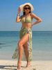 Bikini Swimsuit Women's 2026 Three-piece Bikini Split Foreign Trade New Seaside Vacation Printed Hot Spring Swimsuit_ecoleips.com