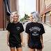 Women's Casual Round Neck Short Sleeve T-Shirt Multi-Color American Style Simple Fashionable Sports Top Solid Printed Loose Fit_ecoleips.com