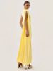 Blifanbo Split Turtleneck Sexy Maxi Dress Women Gown One-shoulder High Waist Bodycon Solid Fashion Club Party Long Dress Elegant_ecoleips.com