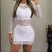 Women's Long Sleeved round Neck Dress Trendy Summer Rock Style Street Fashion Dress in Stock_ecoleips.com