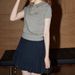 Soft & Cozy Short-Sleeve Polo Knit Top For Women - Casual Letter Embroidery, Slim Fit, Breathable Viscose, Office & College Style_ecoleips.com