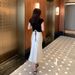 Elegant Satin Acetate High-Waisted A-Line Skirt With Stretchy Waistband - Flowy Midi Skirt For Women, French-Inspired Office & Casual Wear_ecoleips.com