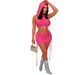 4392 New Women's Casual Sleeveless Hooded Beach Short Skirt Set_ecoleips.com