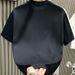 Starry Sky Short Sleeve T Shirt Casual Summer American Style Loose Simple Short Sleeve Trendy All Match Tops_ecoleips.com