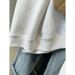 Real Shot Of Foreign Trade White Gray Half-zip Long-sleeve Sweatshirt Women, Thin Loose Polo Collar Top For Spring And_ecoleips.com