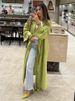 Tossy Casual Loose Lace-Up Dress Female Lapel Long Sleeve High Waist Solid Autumn 2025 New Bandage Dress Women's Commute Dress_ecoleips.com