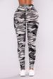 Women's Clothing Camouflage Print Plus Size Casual Trousers Stretchy Slimming Effect Made Of Milk Silk Fabric Women's Leggings_ecoleips.com