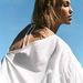 Spring/Summer Cross Border Pure Cotton Dress V Neck Slit Loose Fit Tie Waist European American Style Casual Elegant Fashion_ecoleips.com