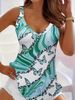 Women's Clothing Women's V Neck Camisole Top Printed Abstract Pattern Style Spring Summer For Formal & Casual For Women_ecoleips.com