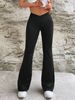 Women's Clothing Women's Casual Sports Pants V Waist Slimming Flare Long Pants Summer Style For Formal & Casual For Women_ecoleips.com