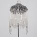 K Advanced Shoulder Style New Heavy Industry Nail Bead Tassel Design Shawl Jacket_ecoleips.com