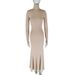 AC382 Sexy Hot Girl Women's Fashion Sleeve Tight Bodycon Backless Evening Party Gown Long Dress_ecoleips.com