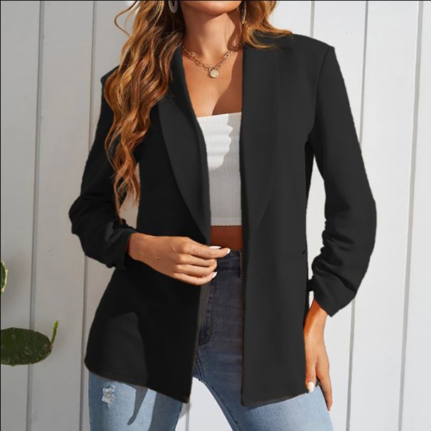 2025 Spring And Autumn New Product Fashion Casual Small Suit Women's Coat 4 Colors_ecoleips.com