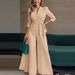 2026 New Spring Women's Clohing, Cross-Border European And American Pan Suis, Fashionable Commuing Lace-Up Blazer_ecoleips.com