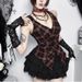 Empress Dowager Women's Plaid Top V Neck Fitted Waist Dark Korean Style Versatile Vest Spring New Style_ecoleips.com