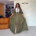 Spring New Retro Striped Long Sleeve Shirt Collar Patchwork Full Skirt Dress For Women Style_ecoleips.com