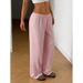 Women's Clothing Casual Pants Trousers Wide Leg Pants_ecoleips.com