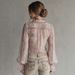 Merlad Women's Faux Two-Piece Top Alluring Sexy Design Knotted Lace Bell Sleeves_ecoleips.com