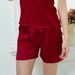 Womens Pajama Shorts Pj Bottoms 19mm 93% Mulberry Silk Boxer Sleep Lounge Short Sleepwear Elastic Waist L-6XL_ecoleips.com