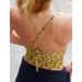 Vintage-Inspired Polka Dot Halter Neck Cami Top For Women - Stretchy Smocked Bust & V-Neck Design For A Flattering Fit_ecoleips.com