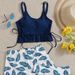 Women's Clothing Sexy Fashion Bikini Bikini Double Shoulder Straps Printed Double Waist Three Piece Women's Swimsuit_ecoleips.com