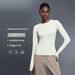 Autumn Long Sleeved Yoga Wear, Outdoor Running Fitness Wear, Top With Invisible Pockets, Sports T Shirt, Women's D25149_ecoleips.com