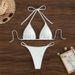 Halter Bikini Set - Adjustable Tie Sexy Two-Piece Swimsuit For Women Multi-Colored Beachwear_ecoleips.com