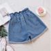 Women's Clothing Denim Shorts For Women In Summer Elastic Waist Straight Loose Slim All Match High Waist Curled A Line Wide Leg Hot Pants_ecoleips.com