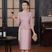 Autumn New Noble Temperament Wedding For Mother-In-Law, Small Stature, Large Size, Young Mother Dress_ecoleips.com