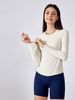 Women's Clothing Yoga Clothing Tops Slim Elastic Slimming Sports Long Sleeves Training Fitness Clothes_ecoleips.com