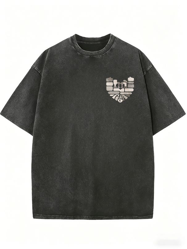 Women's Soft Vintage Wash Shirt, Relaxed Fit Summer Casual Essential_ecoleips.com