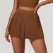 Women's Clothing Breathable Sports Short Skirt Covers The Hips And Makes You Look Thinner Outdoor Fitness Tennis Skirt Anti Exposure Yoga Short Skirt_ecoleips.com