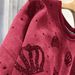 Women's Clothing 2 300 Catties Fat Mm Heavy Hot Diamond Sweater Female Plus Velvet Thick Round Neck Light Luxury Crown Long Sleeve Top_ecoleips.com