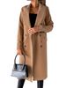 Women’s Double-Breasted Long Coat – Trendy Fall/Winter Trench Jacket (Black/Khaki/Army Green, S-3XL)_ecoleips.com