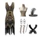Women's Clothing Gatsby Dress Heavy Beaded Sequined Tassel Skirt_ecoleips.com