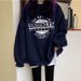 fleece-lined Hoodless Sweatshirt For Women, Spring, Autumn, Winter, Thin, Loose, Korean European And_ecoleips.com
