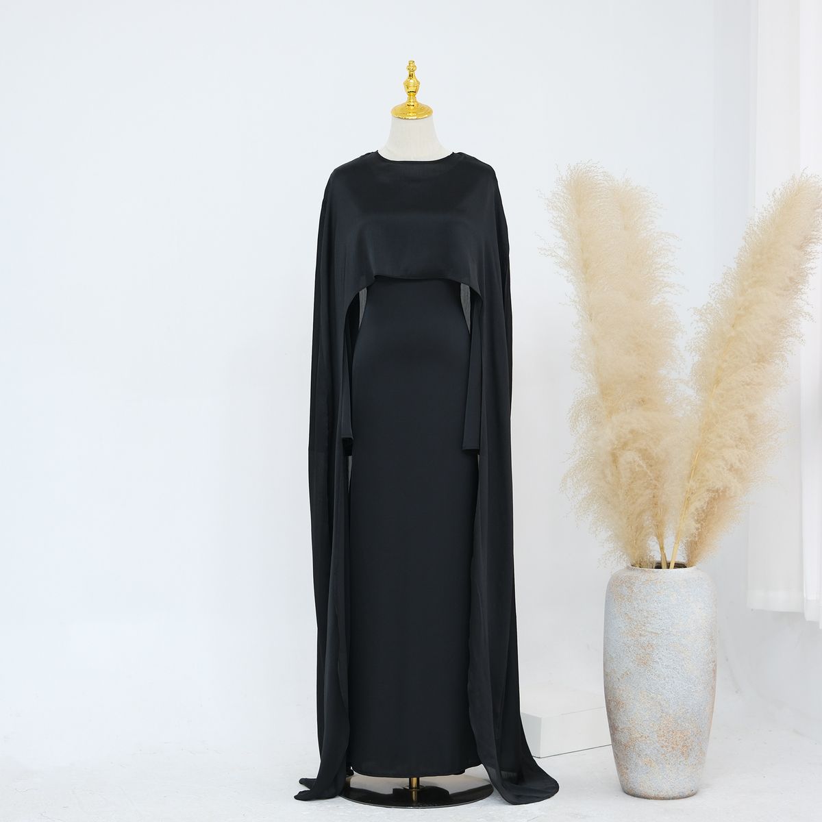 Loriya 2025 Slim Waist Elegant Long Robe Two-Piece Set LR860+LR920_ecoleips.com