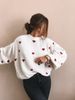 Aria Basics Aria Basics European And American Cross-Border Hot-Selling Heart Print Style Sweater For Women Autumn Winter Casual Round Neck_ecoleips.com