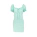 AC200 European And American Summer New Sweet Waist-cinching Casual Princess For Women, College Style Floral Print_ecoleips.com