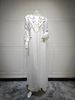ng2510292 MQ241 Cross-Border Middle East Dubai Fashion Exquisite Embroidery Cardigan Abaya Muslim Women's Clothing_ecoleips.com